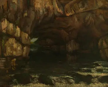 Les sources de la Loue - Gustave Courbet - Alpha Reproduction