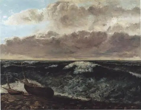 Mer agitée - Gustave Courbet - Alpha Reproduction
