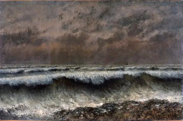 La vague - Gustave Courbet - Alpha Reproduction