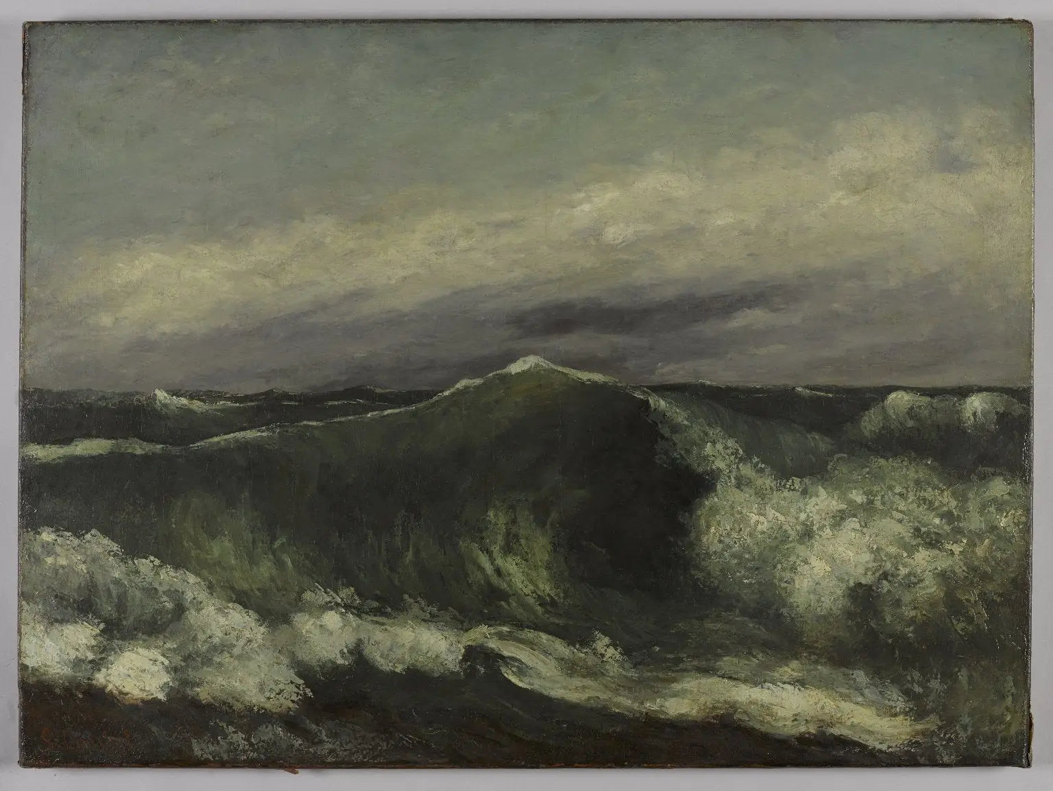 La Vague - Gustave Courbet - Alpha Reproduction