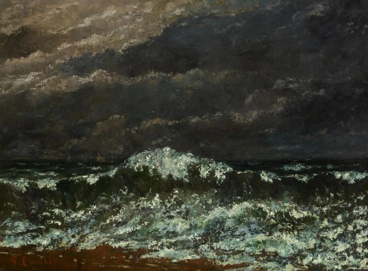 La vague - Gustave Courbet - Alpha Reproduction