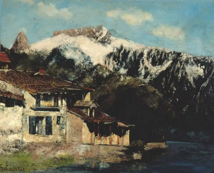La Dent de Jaman - Gustave Courbet - Alpha Reproduction