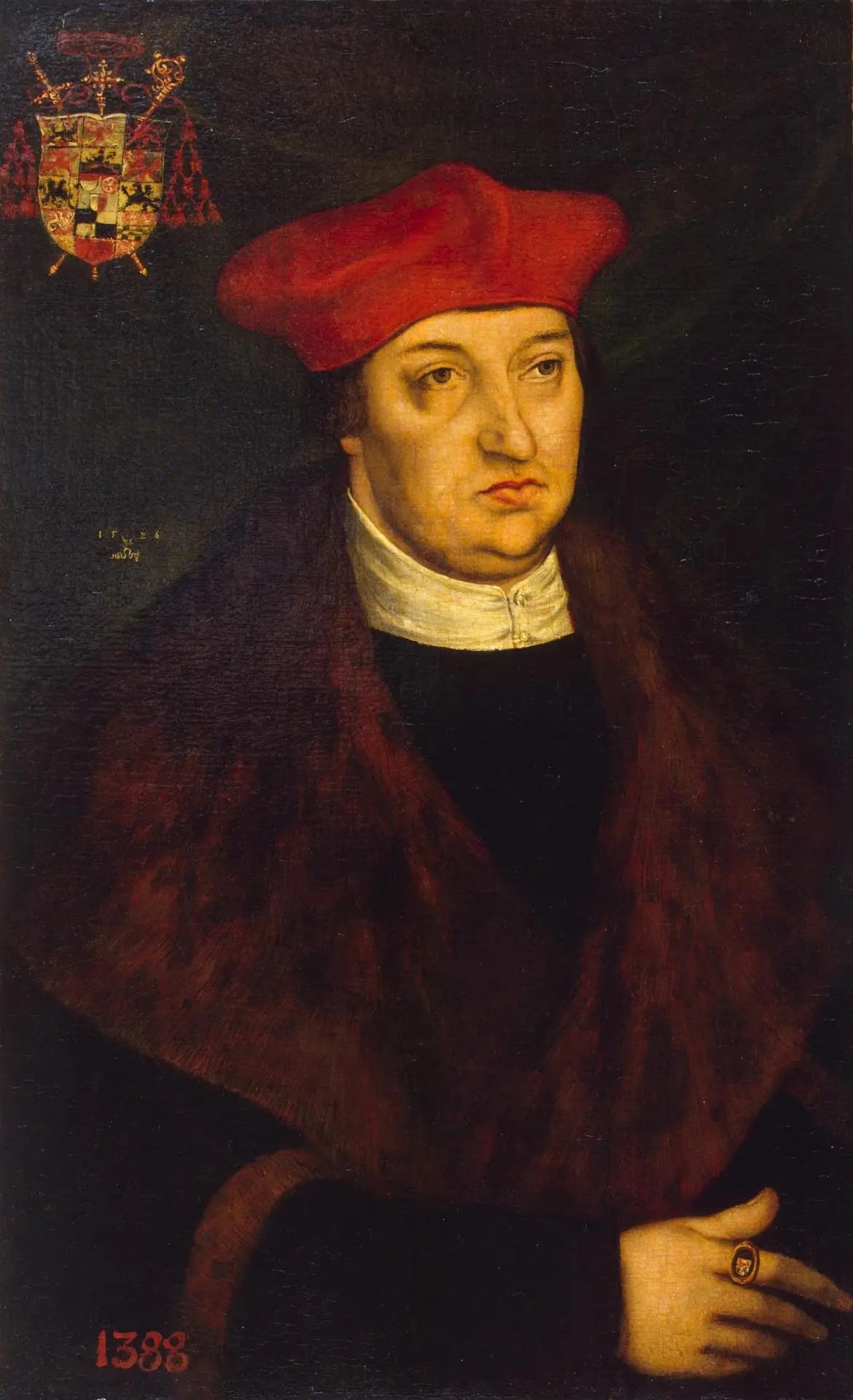 Portrait du cardinal Albrecht de Brandebourg - Lucas Cranach the Elder - Alpha Reproduction