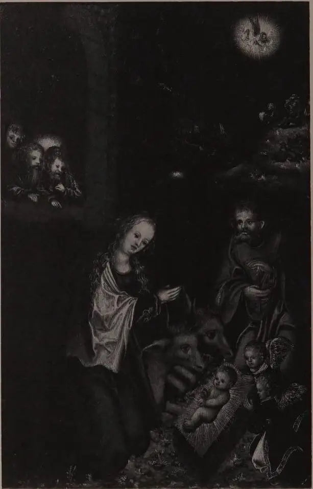 Nativité du Christ - Lucas Cranach the Elder - Alpha Reproduction