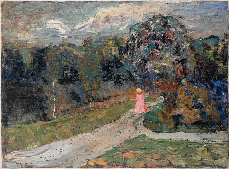 Skumring i den engelske hagen, München - Vassily Kandinsky