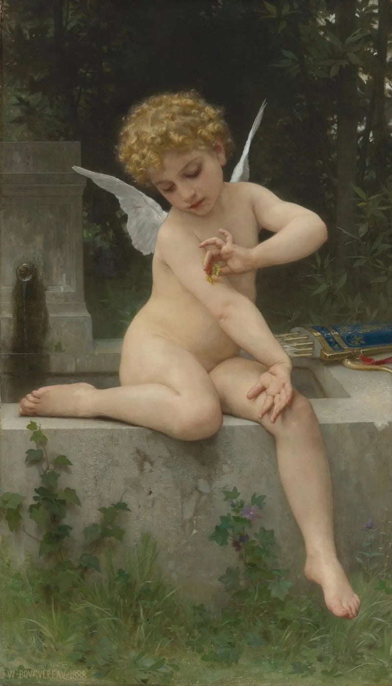 Kjærlighet ved Sommerfuglen - Bouguereau