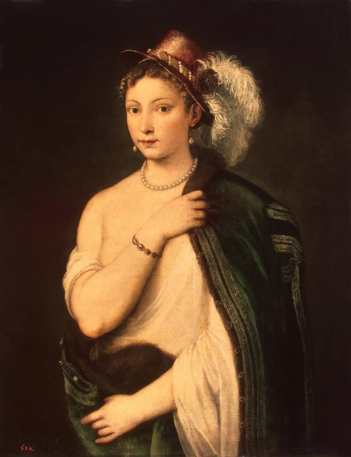 Portrait d’une jeune femme - Titian - Alpha Reproduction