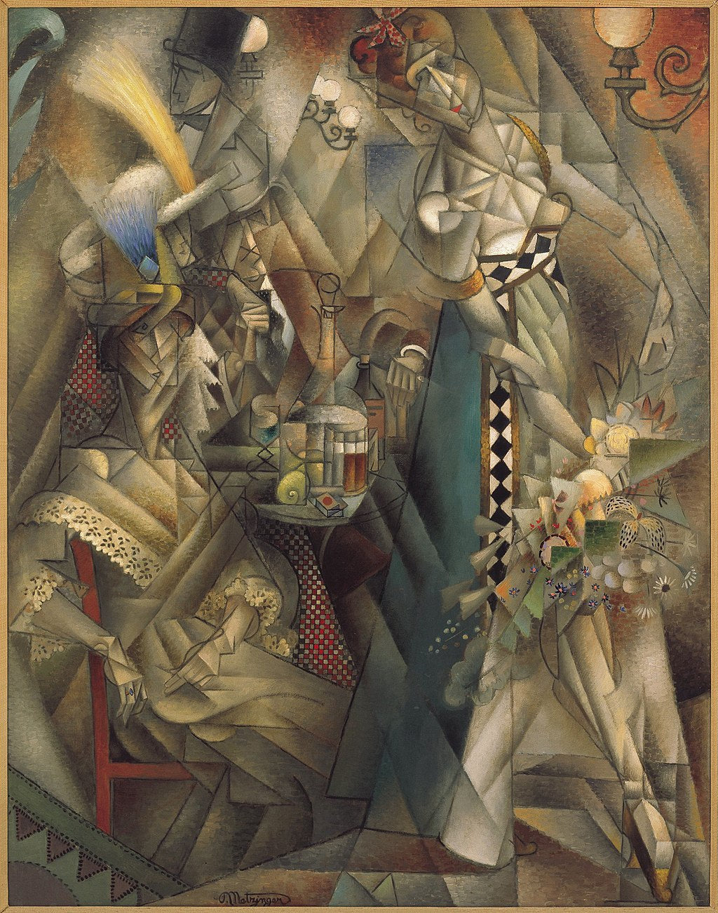 Danserinne på kafe – Jean Metzinger