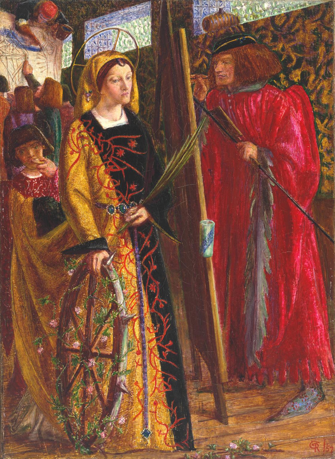 Sainte Catherine - Dante Gabriel Rossetti - Alpha Reproduction
