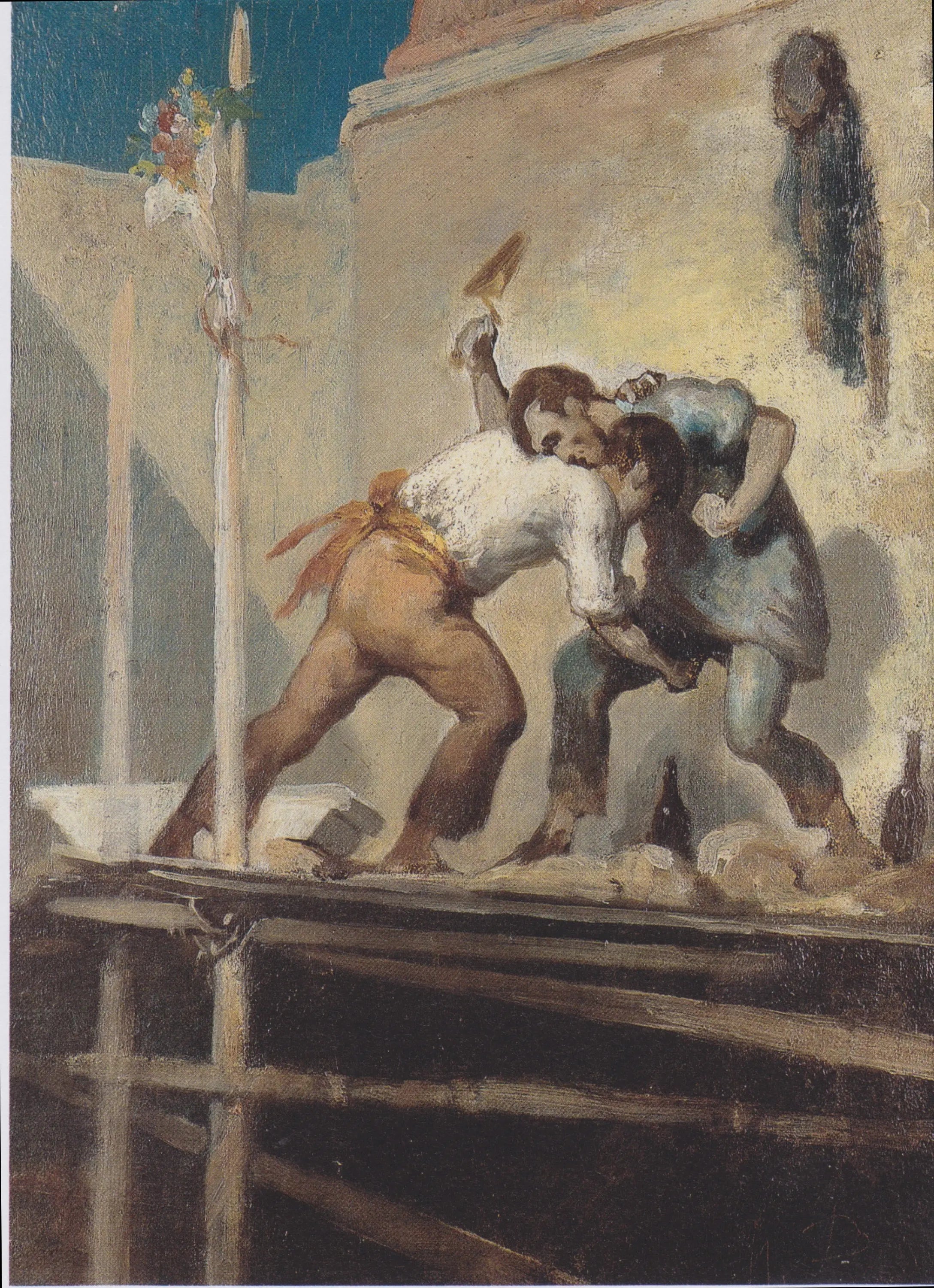 Combattre les maçons - Honoré Daumier - Alpha Reproduction