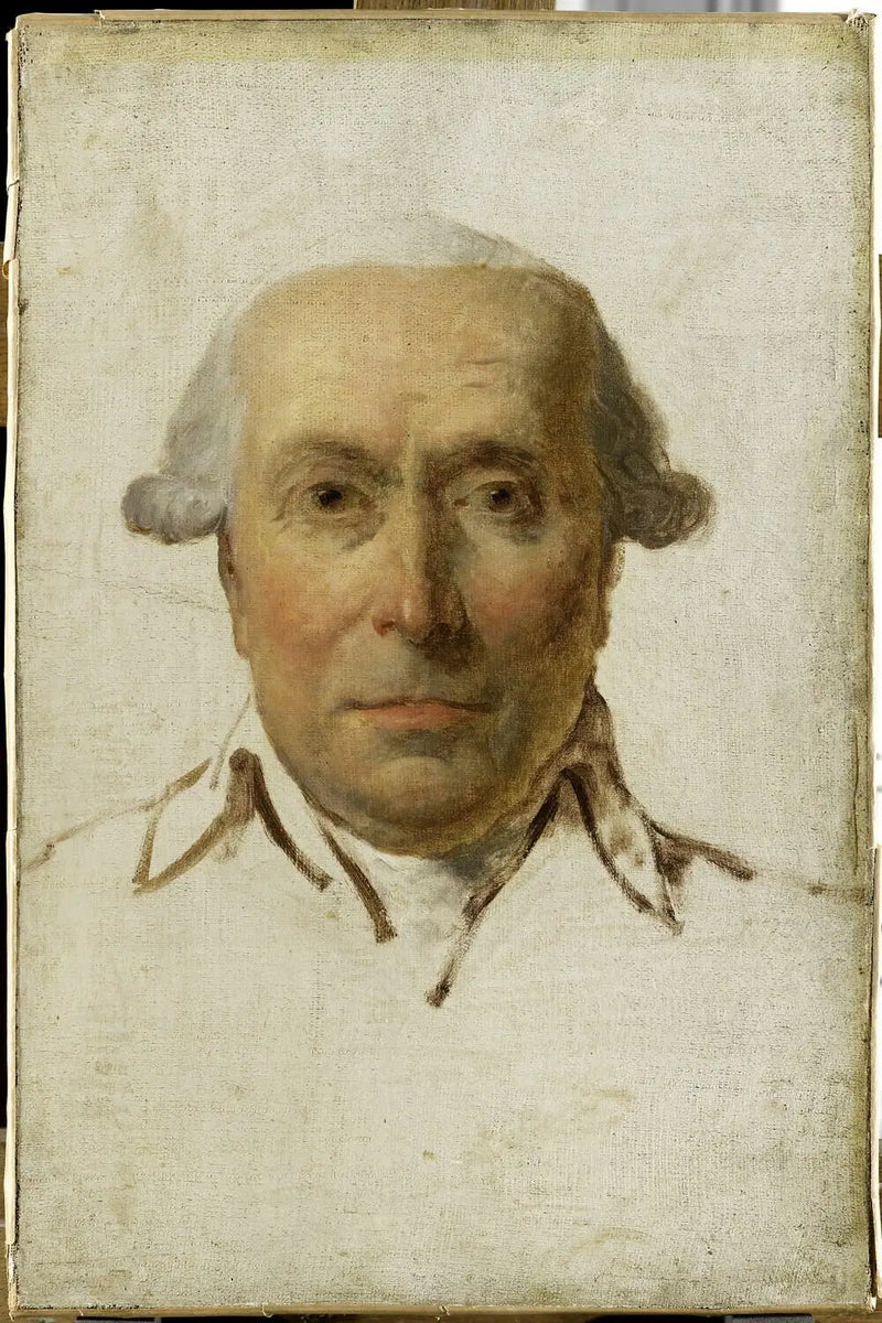 Antatt portrett av Le Goazre de Kervélégan - Jacques-Louis David