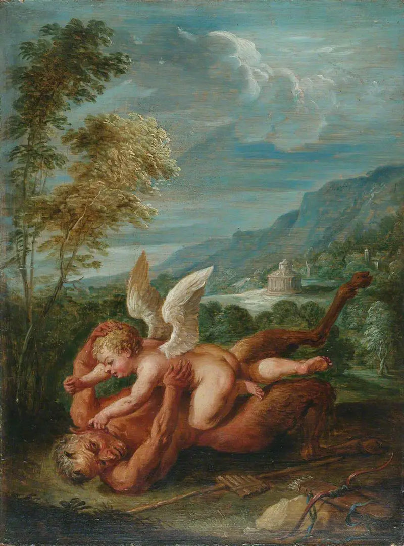 Cupidon seigneur Pan (etter Annibale Carracci) - David Teniers den Yngre

Source:
Cupidon vainquant Pan (d'après Annibale Carracci) - David Teniers le Jeune