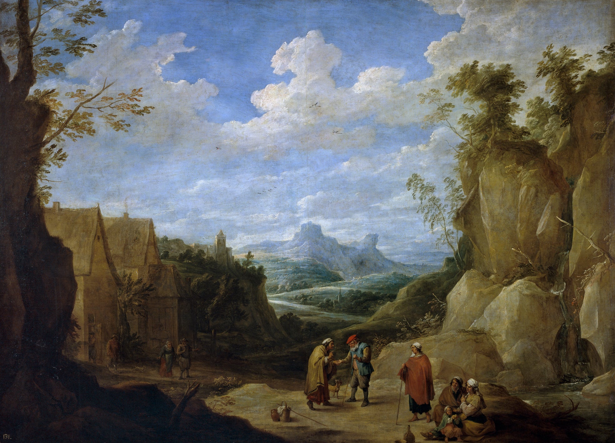 Paysage avec des gitans - David Teniers le Jeune