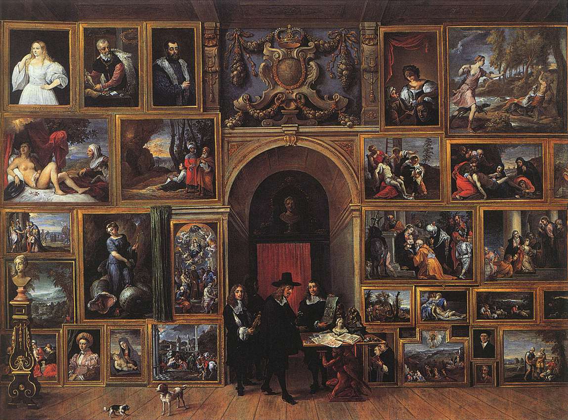 L'Archiduc Léopold-Guillaume dans sa galerie - David Teniers le Jeune