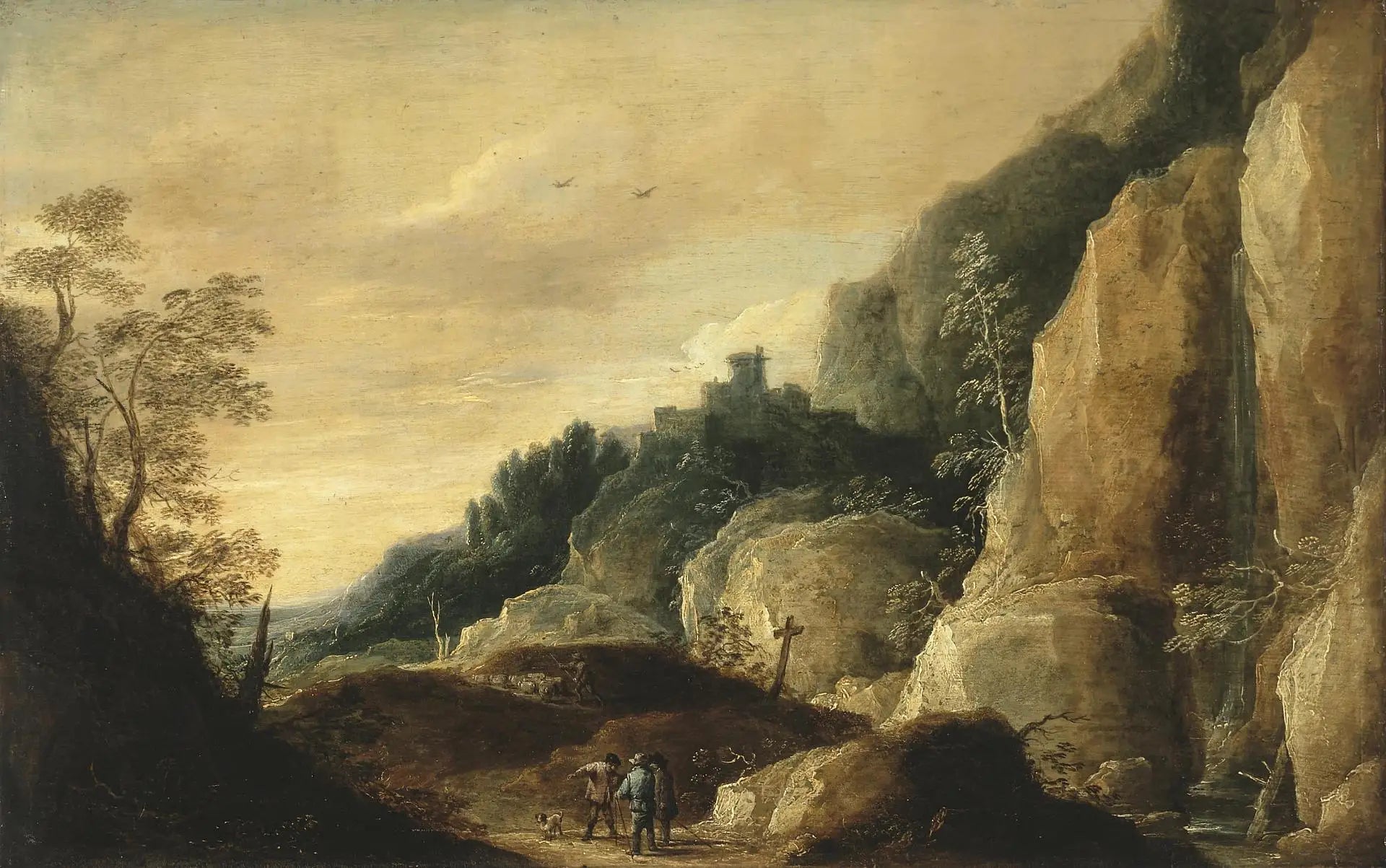 Paysage montagneux - David Teniers le Jeune - Alpha Reproduction