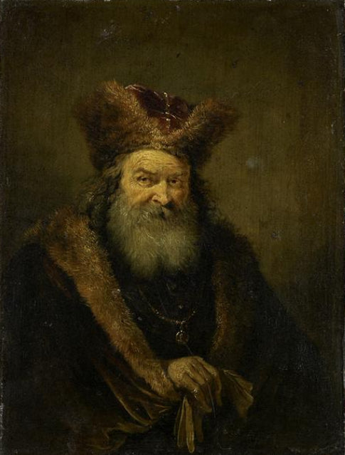 Vieillard à toque de fourrure - David Teniers le Jeune