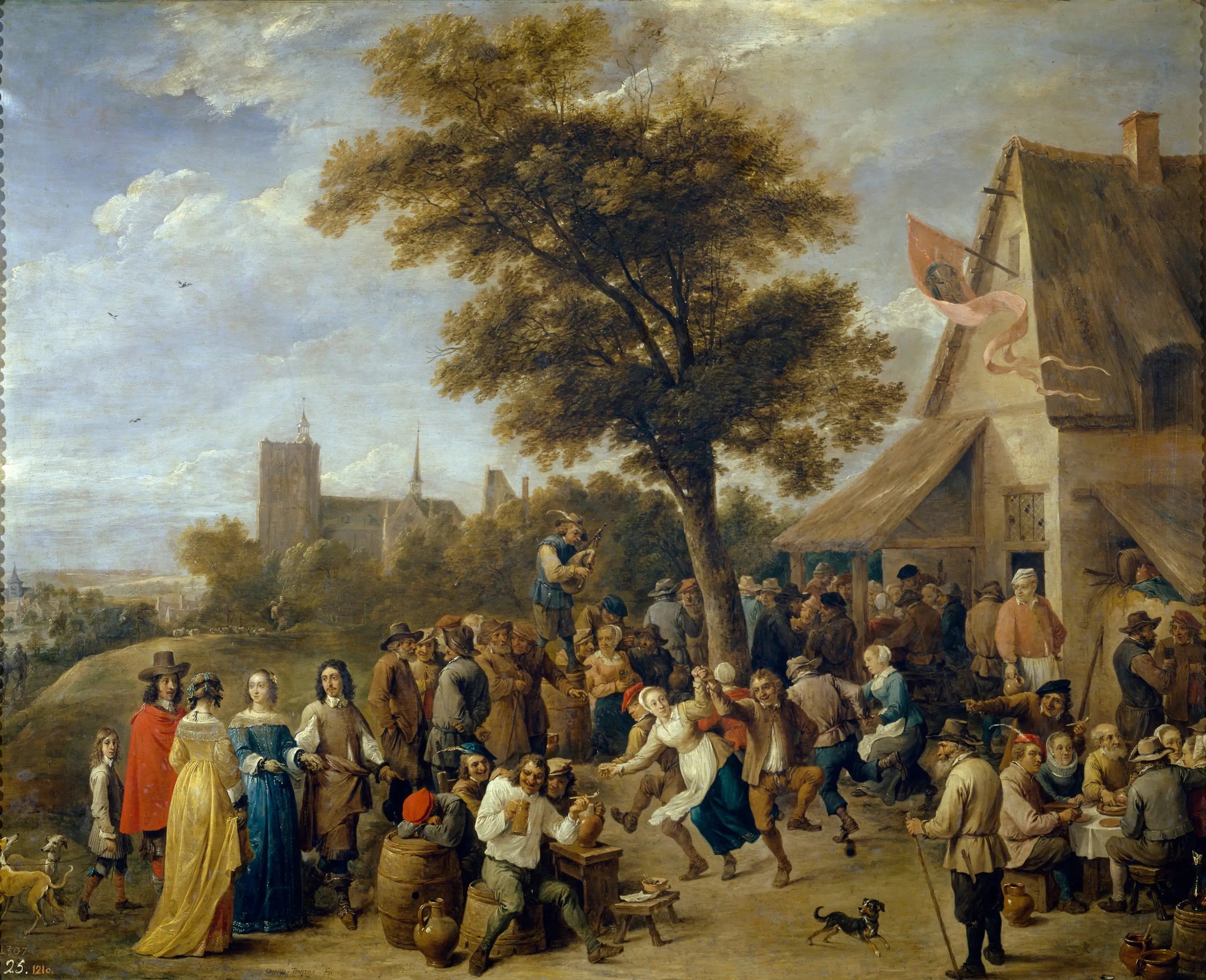 Fête du village - David Teniers le Jeune - Alpha Reproduction
