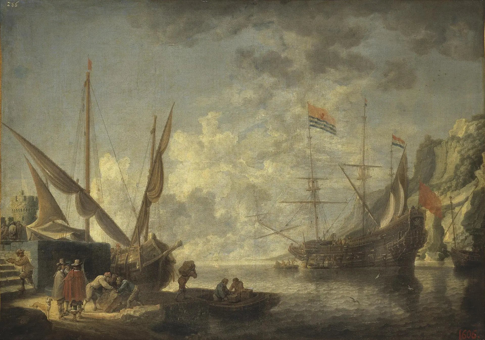 Port maritime - David Teniers le Jeune - Alpha Reproduction