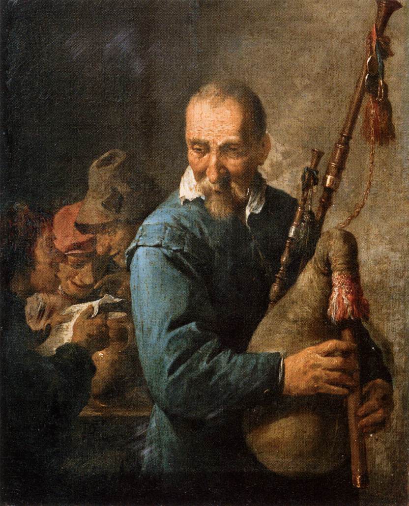 Le Joueur de Musette - David Teniers le Jeune