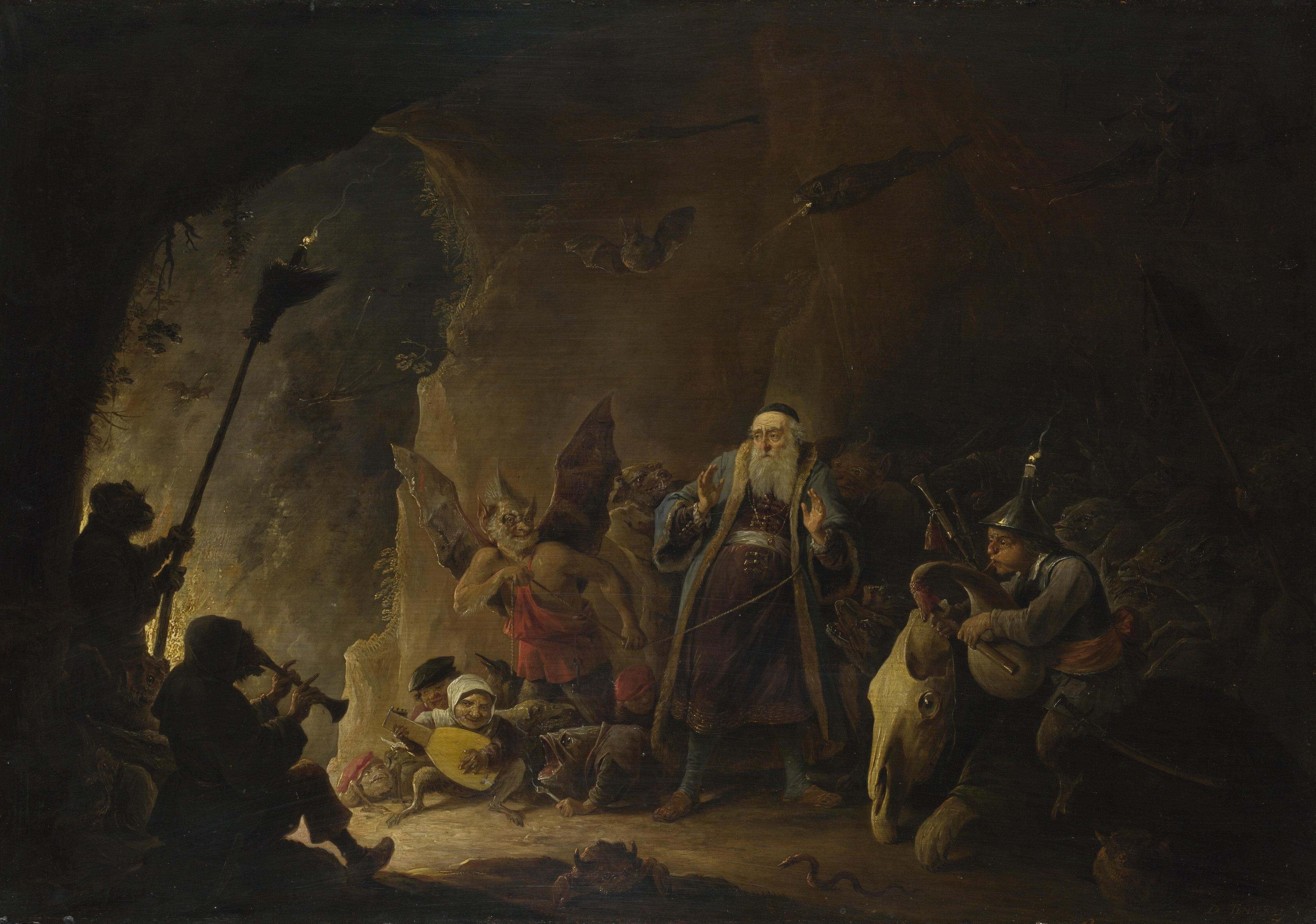 L'homme riche conduit en enfer - David Teniers le Jeune