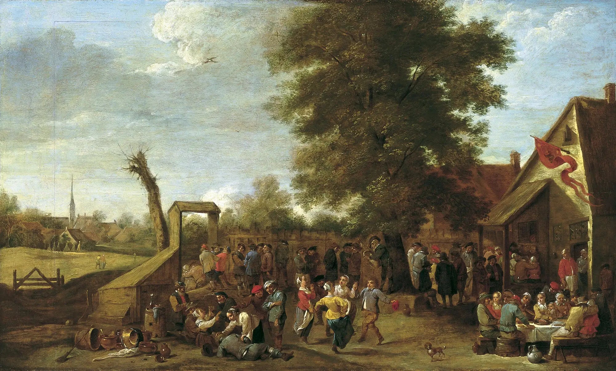 La Fête du Village - David Teniers le Jeune - Alpha Reproduction