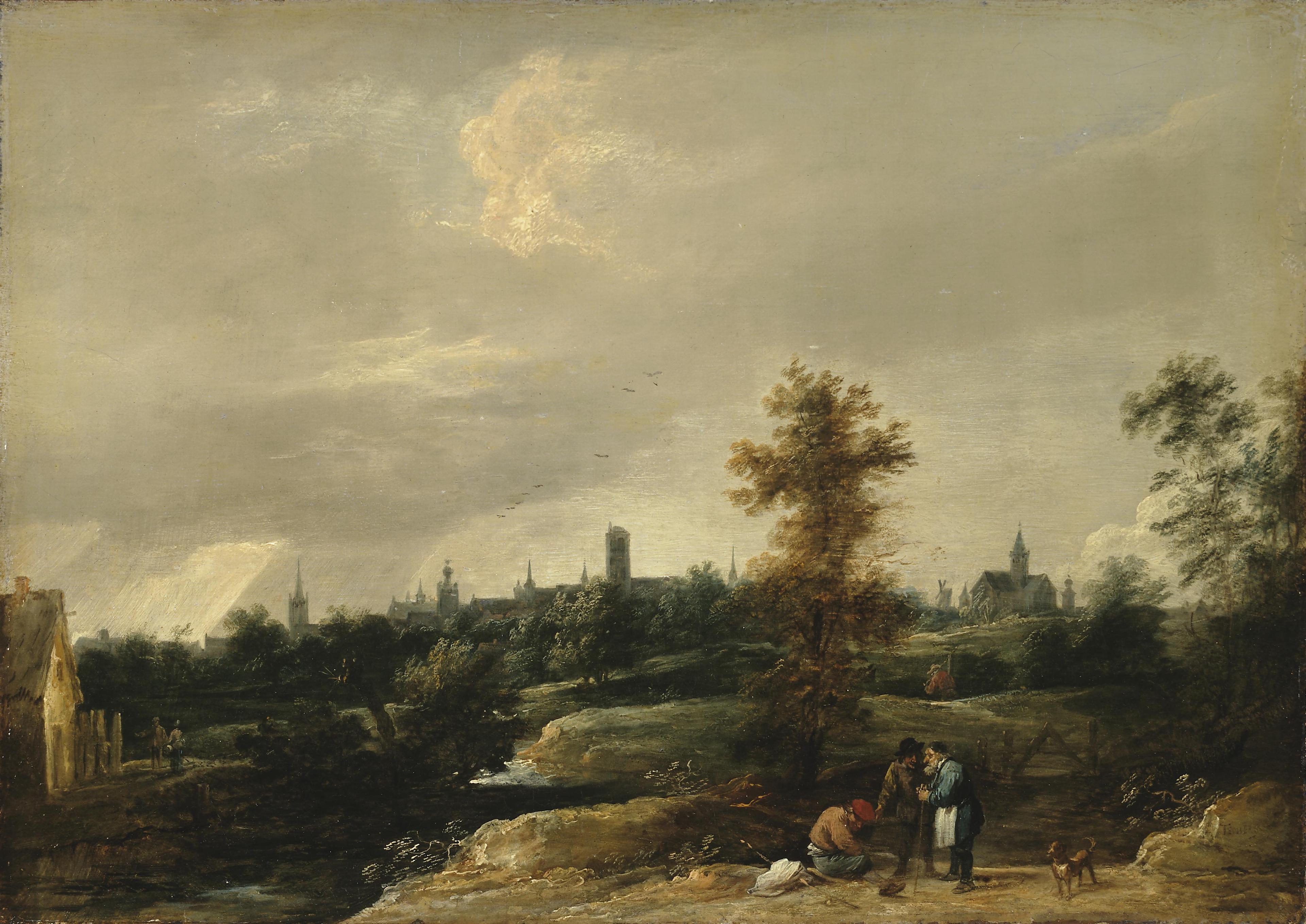 Vue des environs de Bruxelles - David Teniers le Jeune