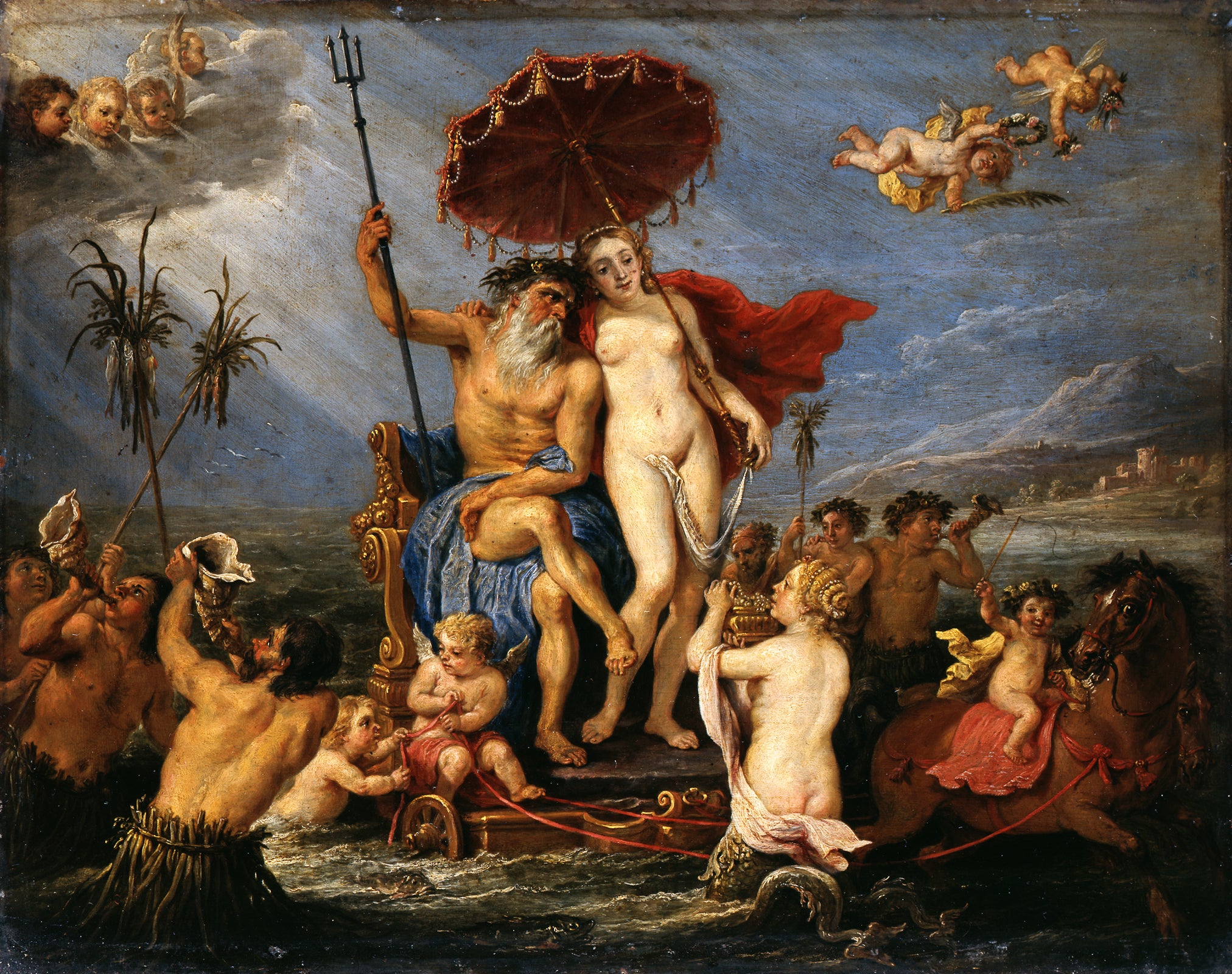 Neptune et Amphitrite - David Teniers le Jeune