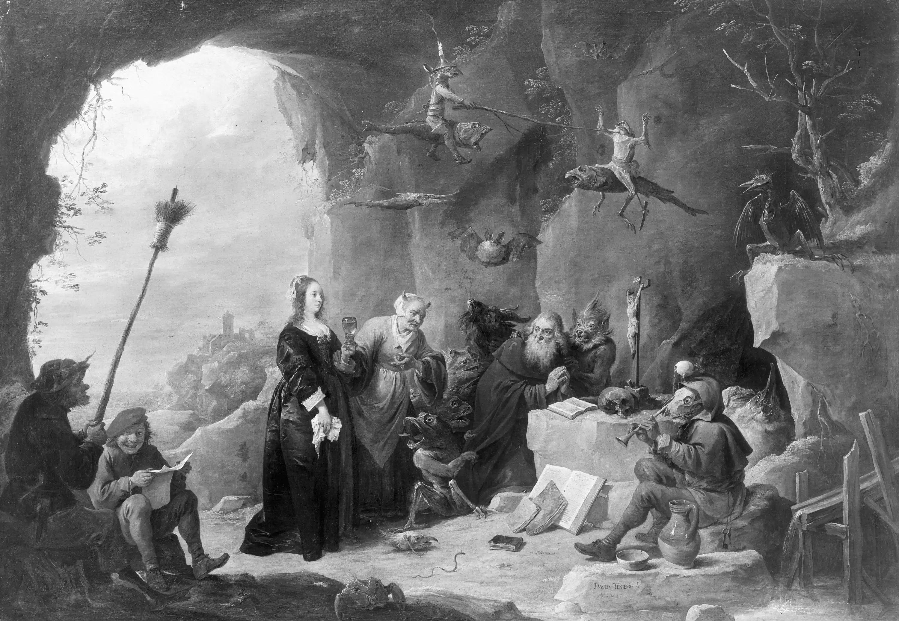 La Tentation de saint Antoine - David Teniers le Jeune - Alpha Reproduction