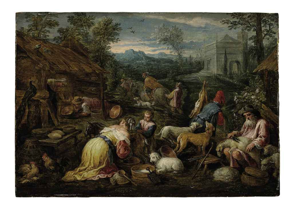 Une allégorie du printemps - David Teniers le Jeune