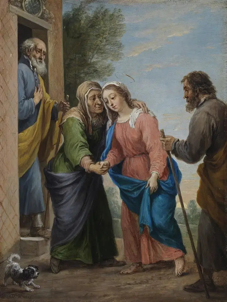 Les quinze secrets du rosaire: la Visitation - David Teniers le Jeune - Alpha Reproduction