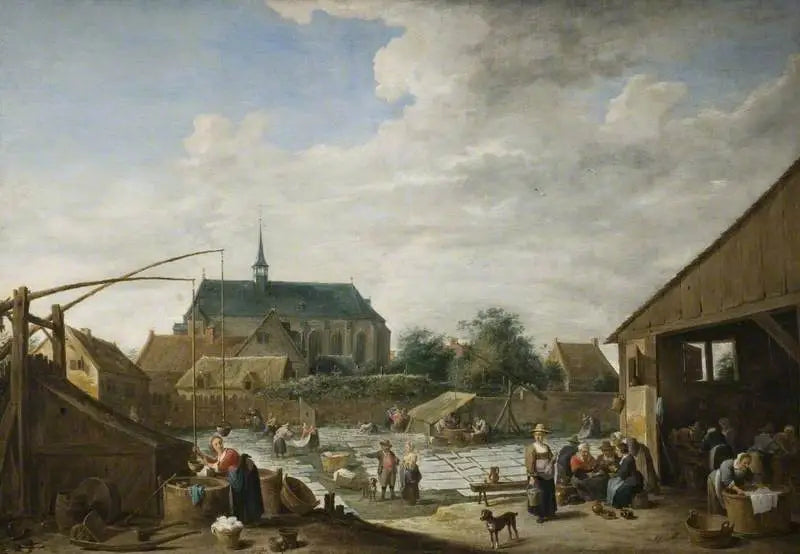 Terreau de blanchiment - David Teniers le Jeune - Alpha Reproduction
