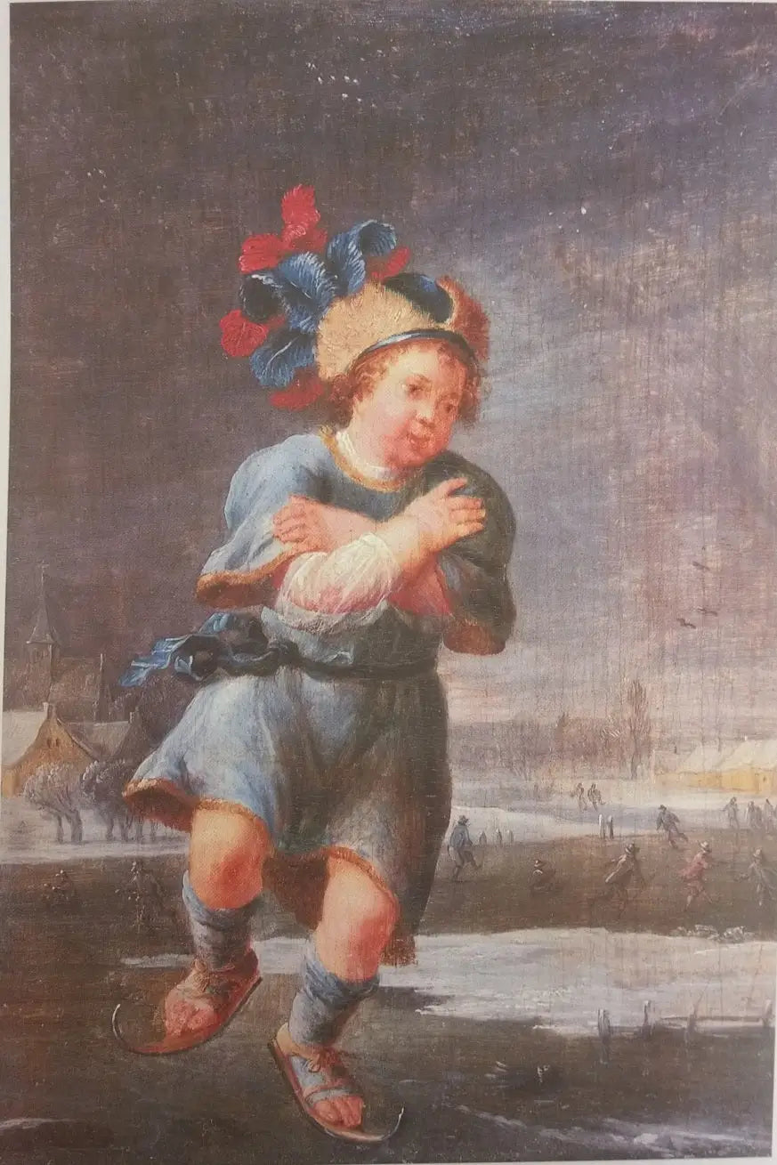 Le patineur sur glace - David Teniers le Jeune - Alpha Reproduction