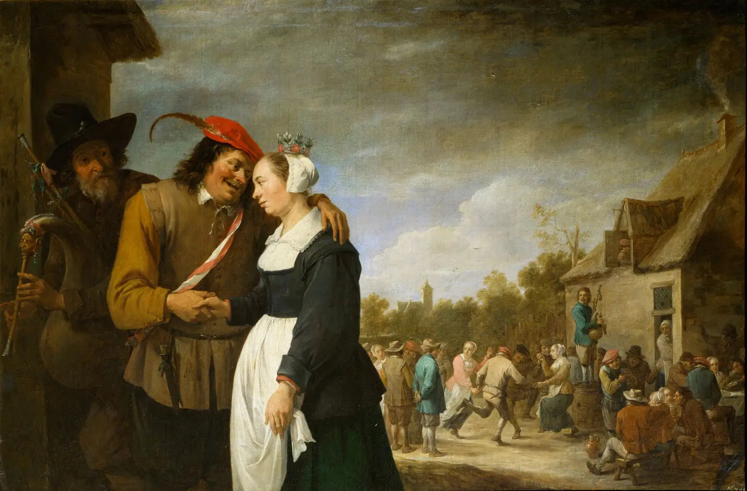 Mariage du fermier - David Teniers le Jeune - Alpha Reproduction