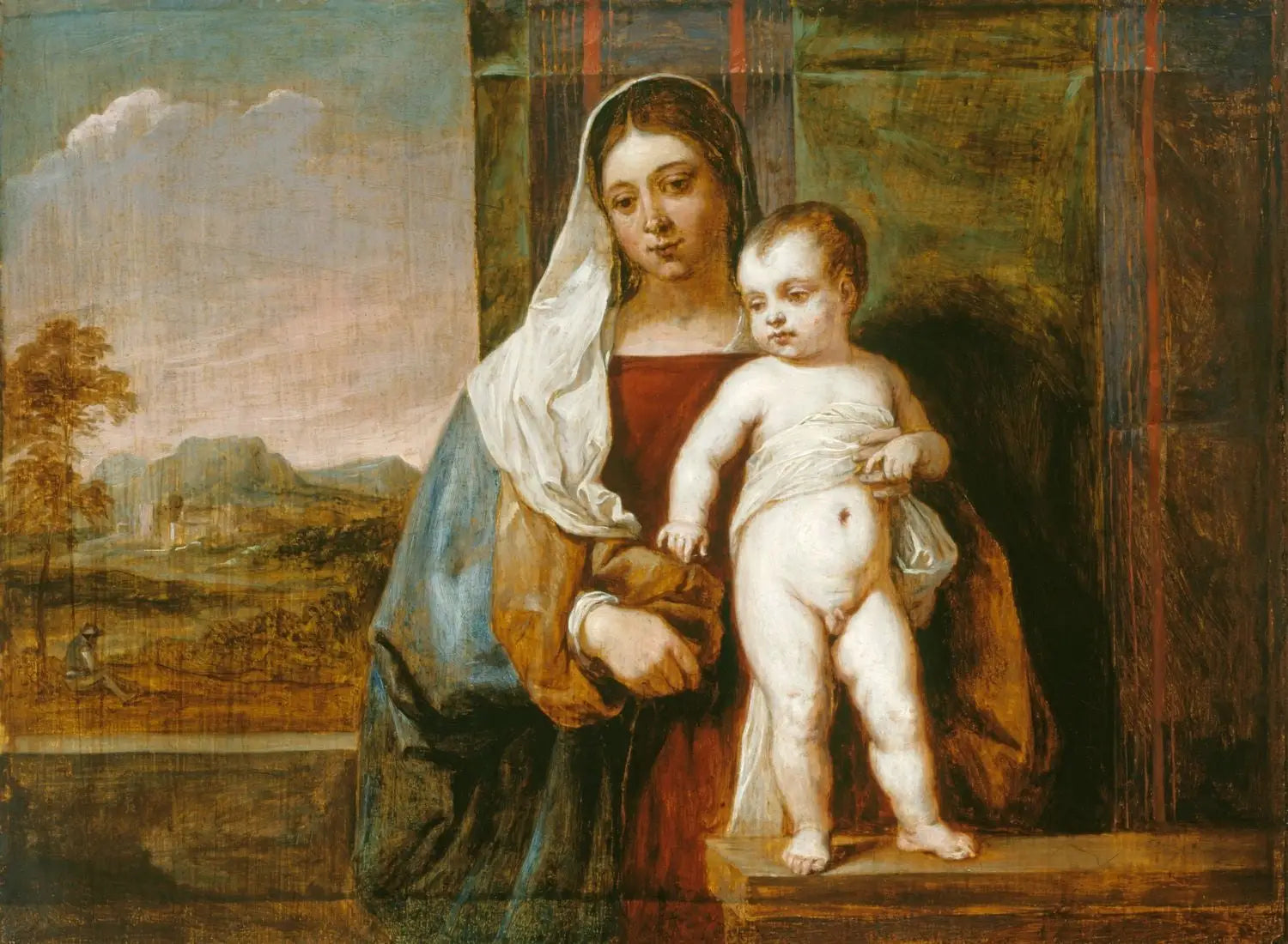 La Vierge et l’Enfant - David Teniers le Jeune - Alpha Reproduction