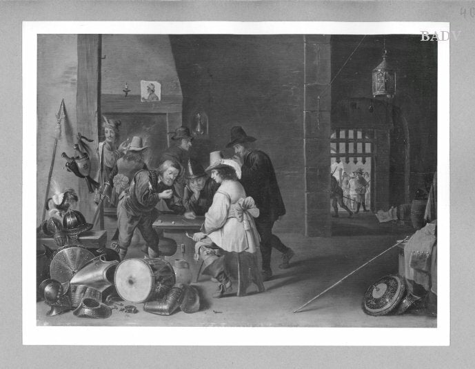 Soldats dans la salle de garde - David Teniers le Jeune