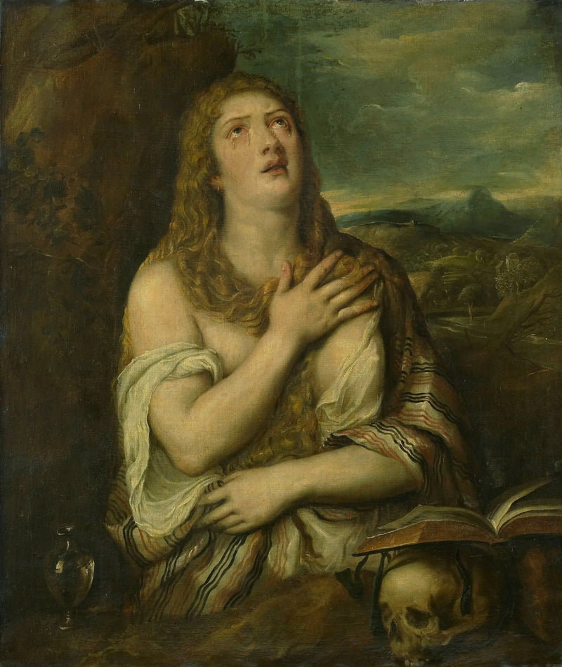 Marie-Madeleine botfærende - Titian