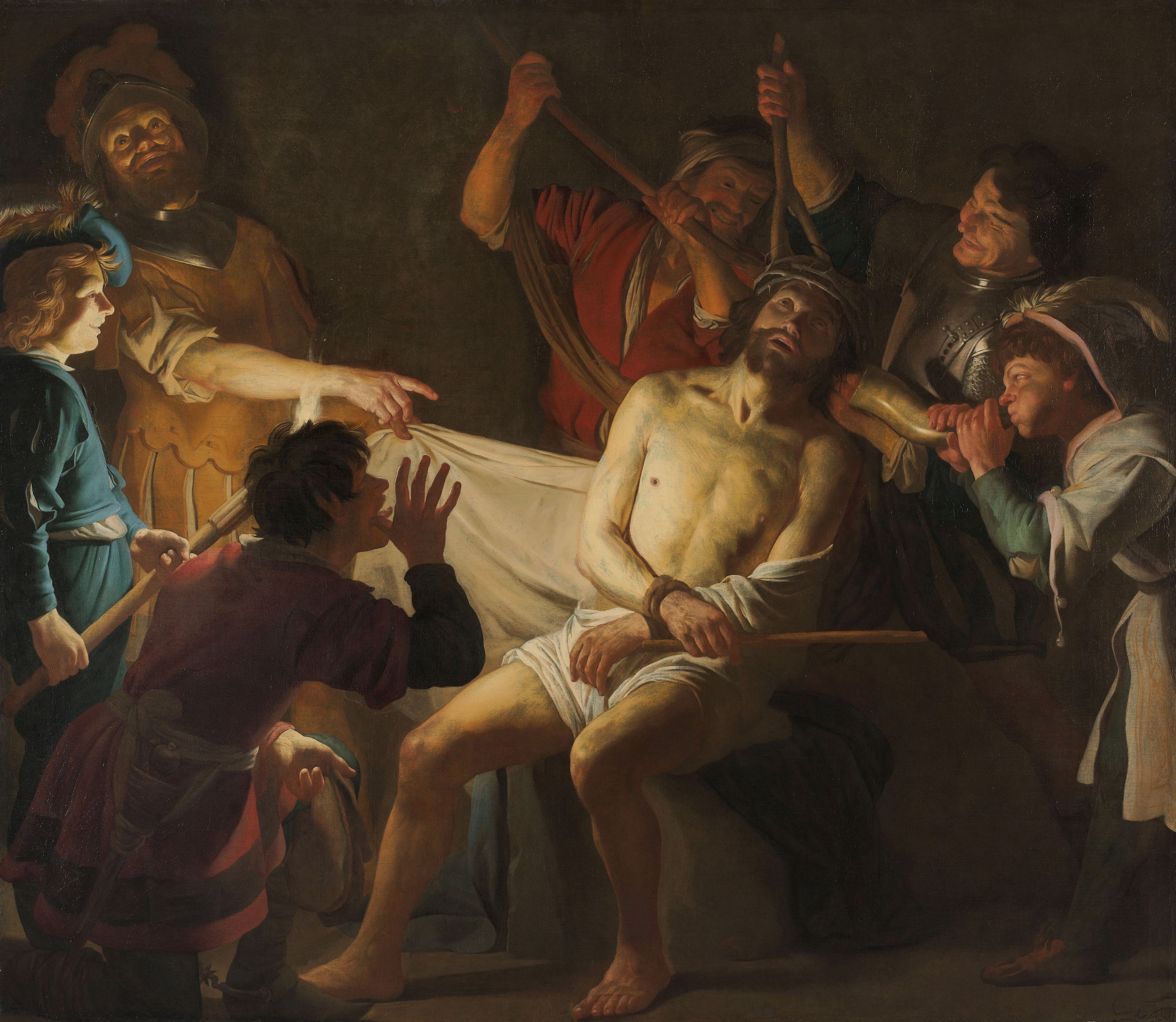 Le Christ couronné d’épines - Gerrit van Honthorst - Alpha Reproduction