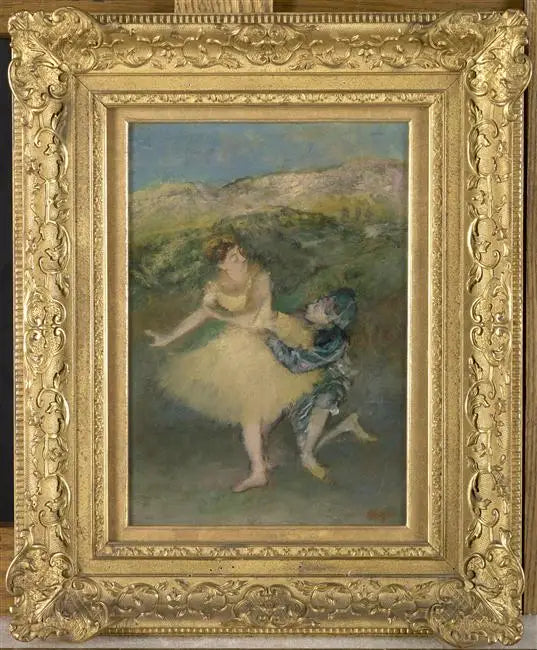 Harlekin og Colombine - Edgar Degas