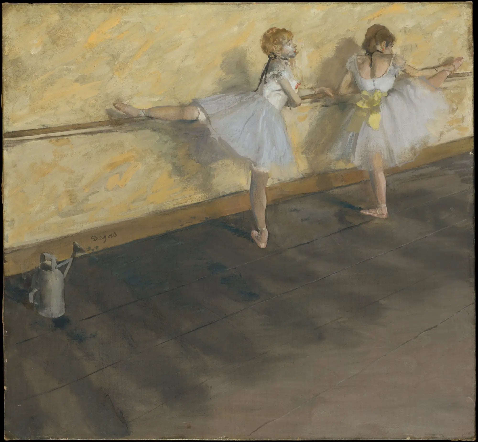 Reproduction du tableau « Danseuses à la barre - Edgar Degas » par Alpha Reproduction en peinture à l’huile