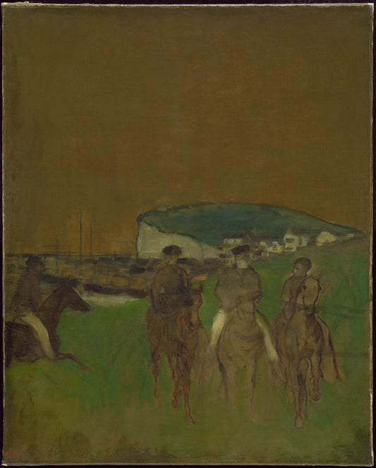 Reproduction du tableau « Balade matinale - Edgar Degas » par Alpha Reproduction en peinture à l’huile