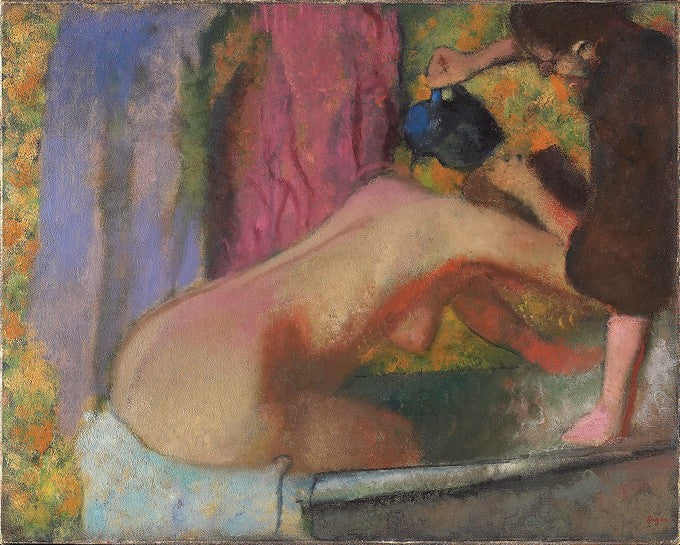 Reproduction du tableau « Femme au bain - Edgar Degas » par Alpha Reproduction en peinture à l’huile