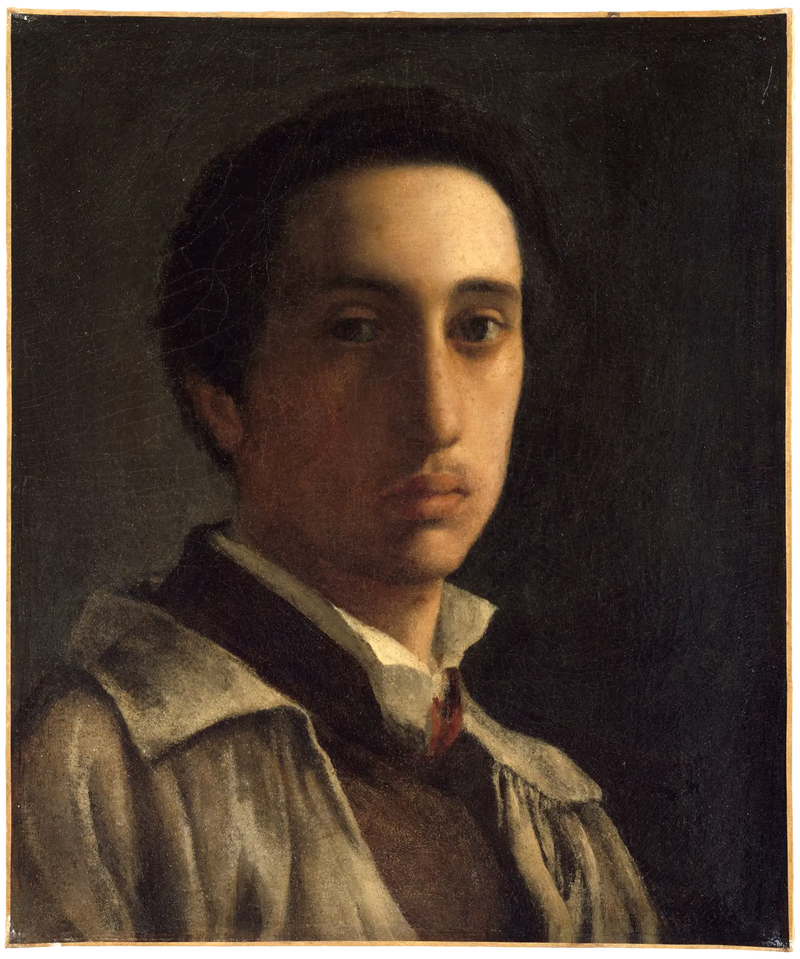 Selvportrett - Edgar Degas