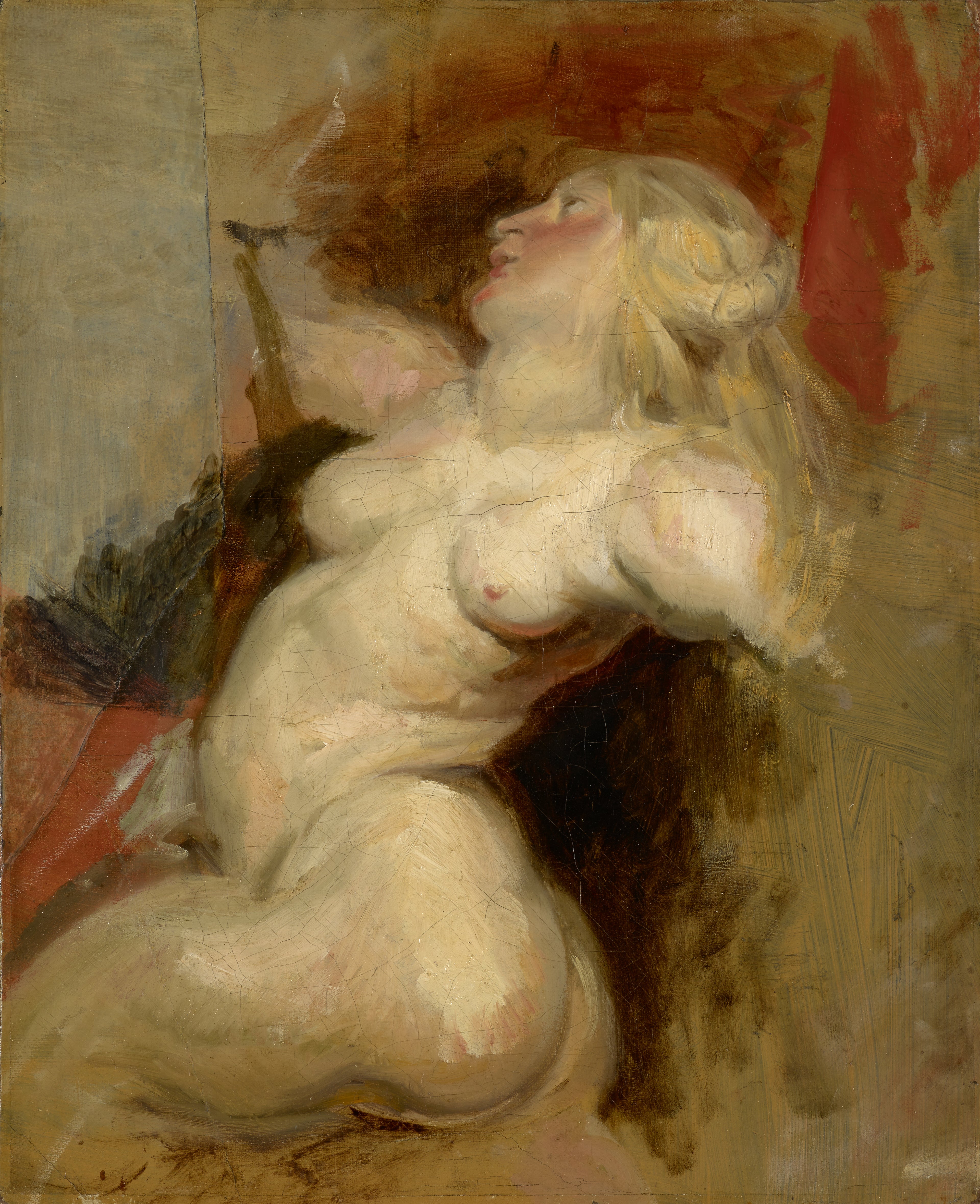 Reproduction du tableau « Néréide - Eugène Delacroix » par Alpha Reproduction en peinture à l’huile