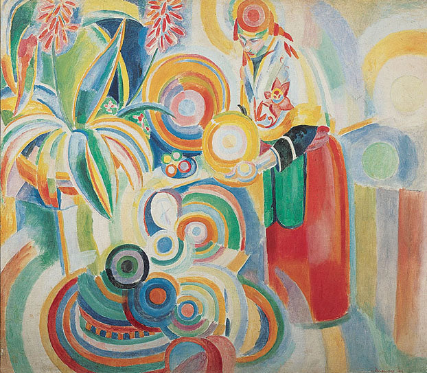 Reproduction du tableau « La Grande Portugaise - Robert Delaunay » par Alpha Reproduction en peinture à l’huile