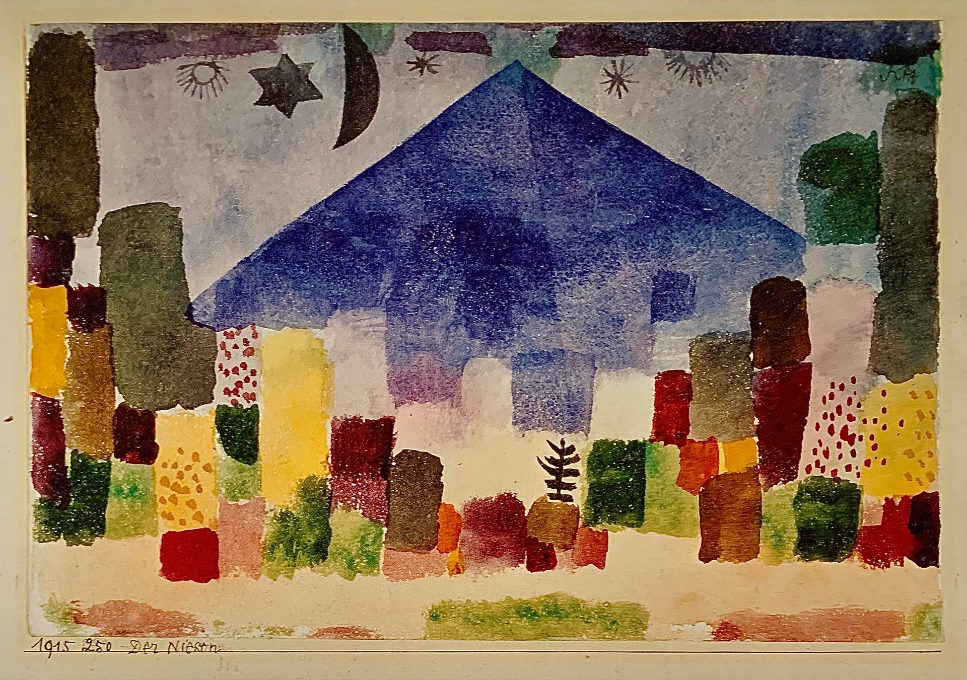 Der Niesen — Paul Klee