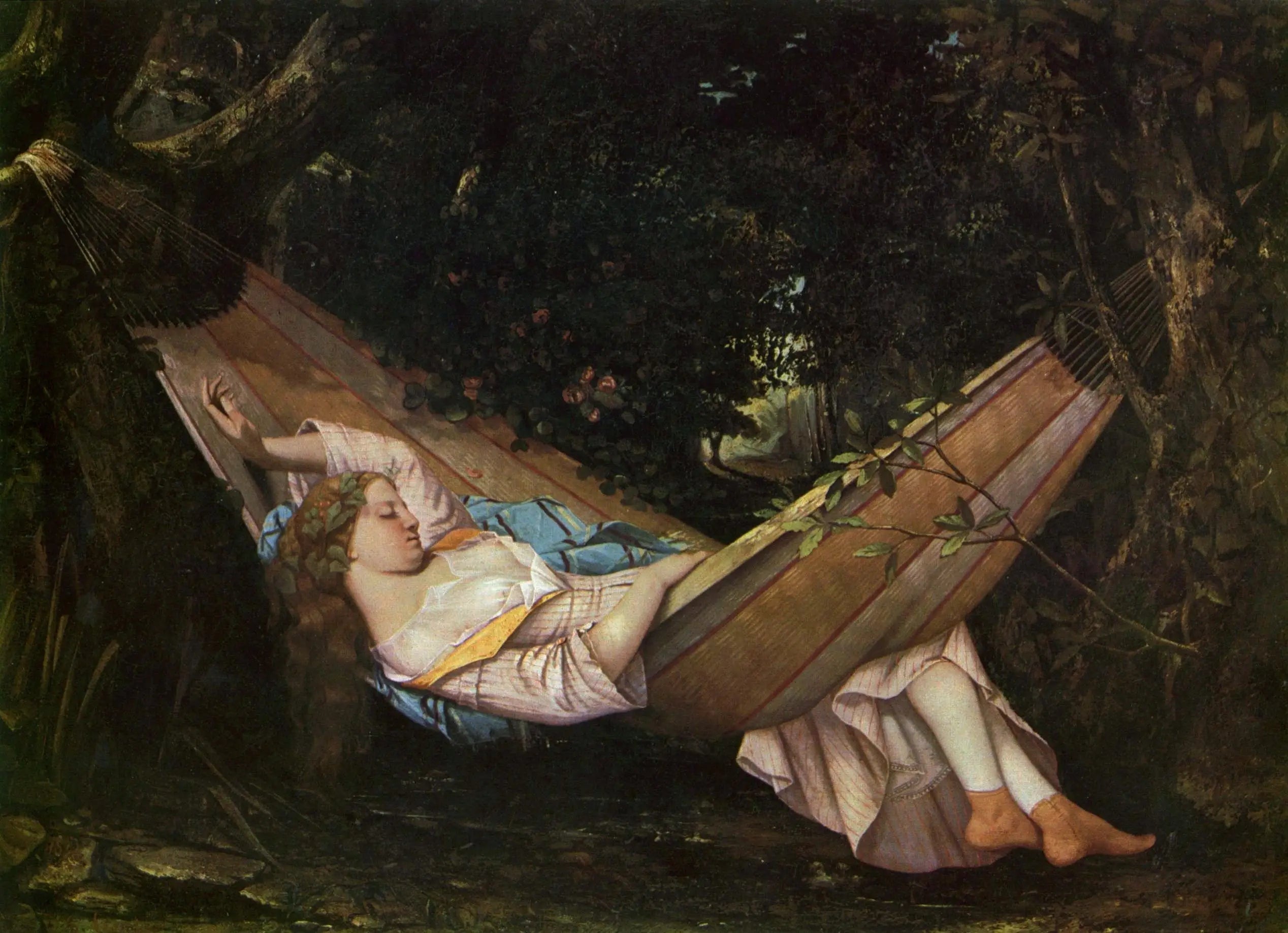 Le hamac - Gustave Courbet - Alpha Reproduction