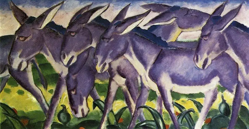 Eselfrise - Franz Marc