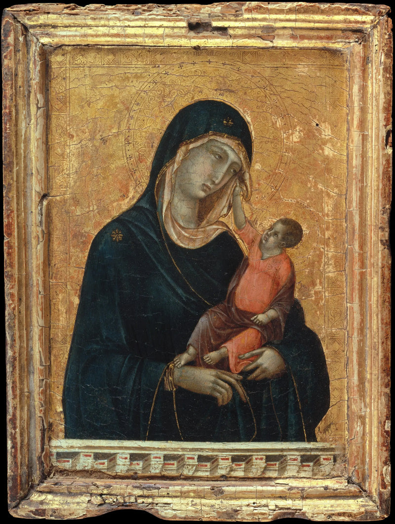 Jomfru med barnet - Duccio di Buoninsegna