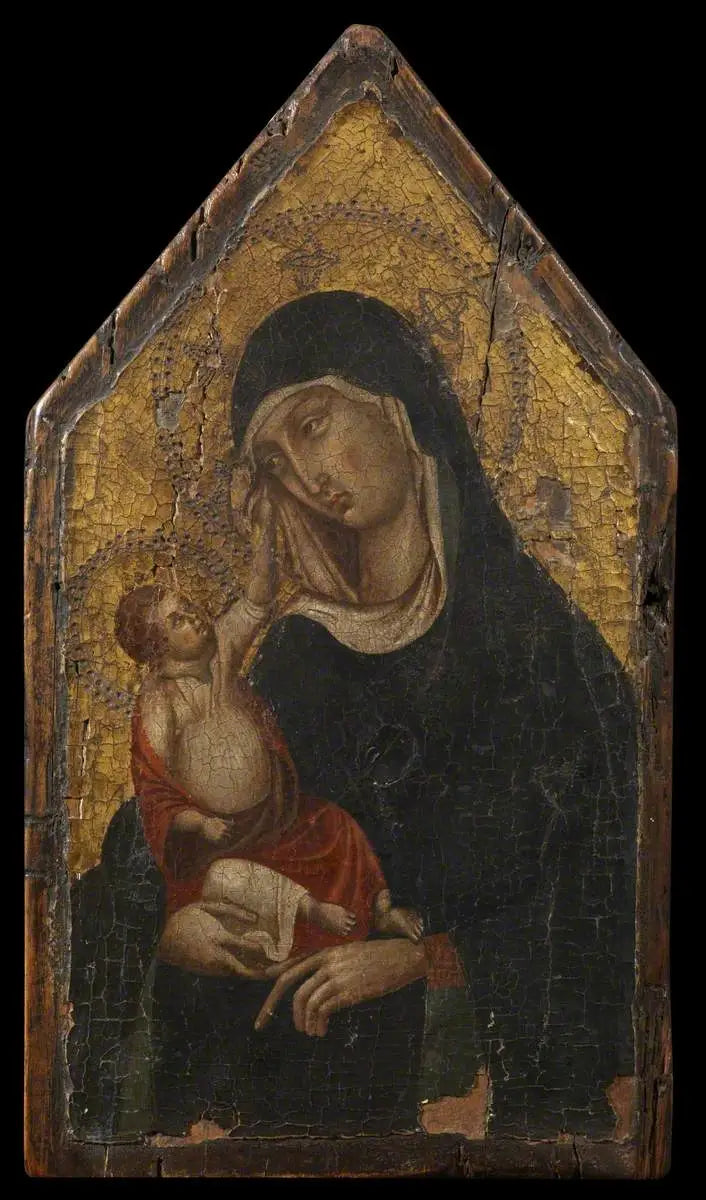 Jomfru med barnet - Duccio di Buoninsegna