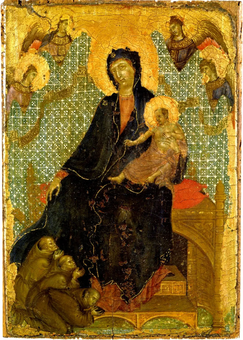Madonnaen til Franciskanerne - Duccio di Buoninsegna
